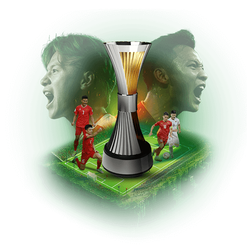 SEA Games Trophy and Players